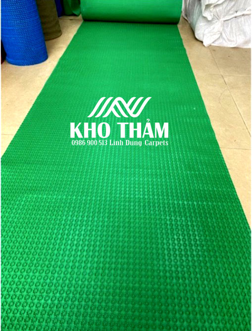 Thảm gai c&uacute;c m&agrave;u xanh khổ 70cm v&agrave; khổ 90cm 