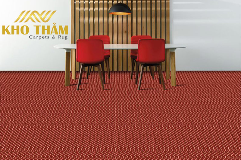 Thảm Trải Sàn BKN Bunaken Màu Đỏ