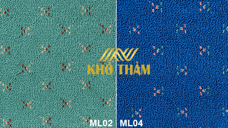 Thảm Milano ML04 ML02 Màu Xanh