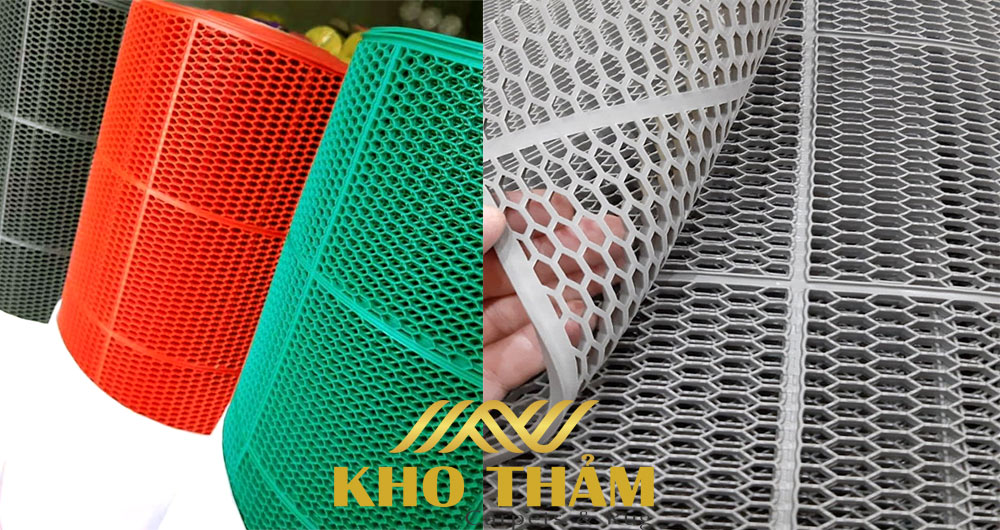 Thảm nhựa chống trơn tổ ong lục giác