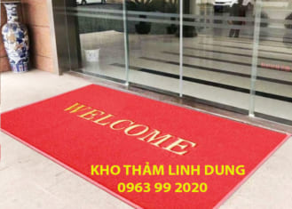 Thảm nhựa welcome chùi chân