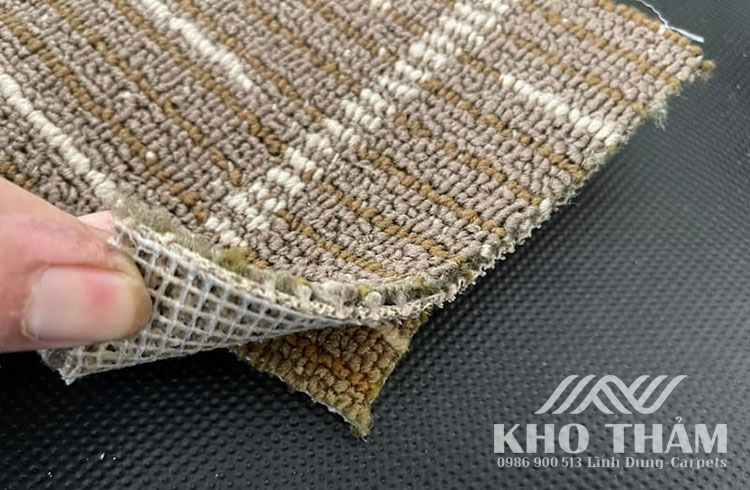 Thảm thanh lý A1 A2 kiểu sợi vòng lặp, đế lưới