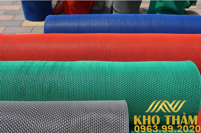M&agrave;u sắc thảm nhựa lưới