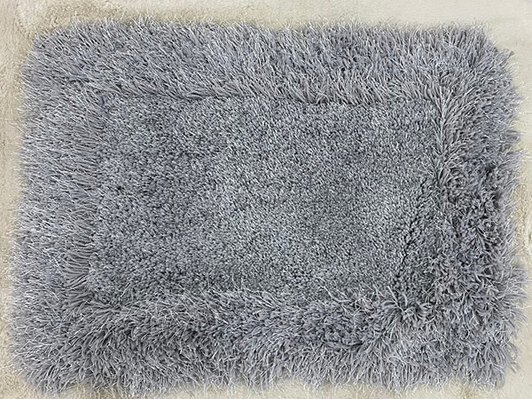 Thảm chùi chân gia đình màu ghi xám