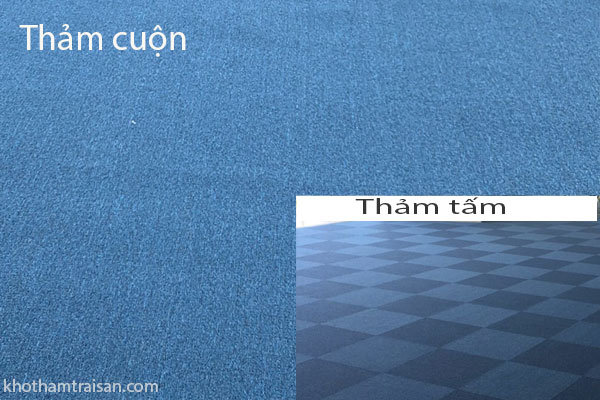 Thảm cuộn MP và thảm tấm một màu