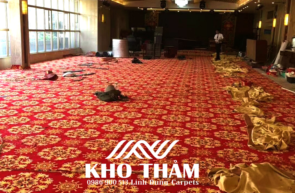 Thảm hội trường hoa văn đẹp
