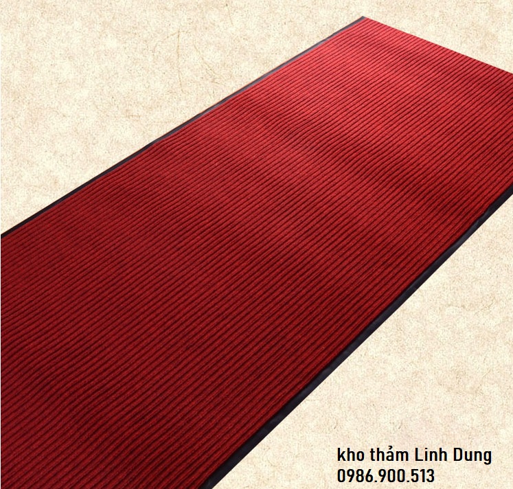 Thảm lau chùi chân màu đỏ, lau chân văn phòng, khách sạn, trường học, bệnh viện hoặc nhà máy
