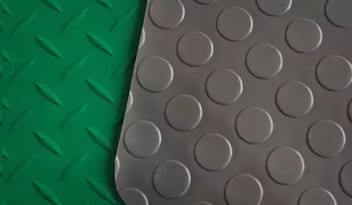 Thảm nhựa đồng xu nút tròn cúc áo