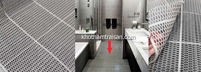 Thảm nhựa nhà vệ sinh