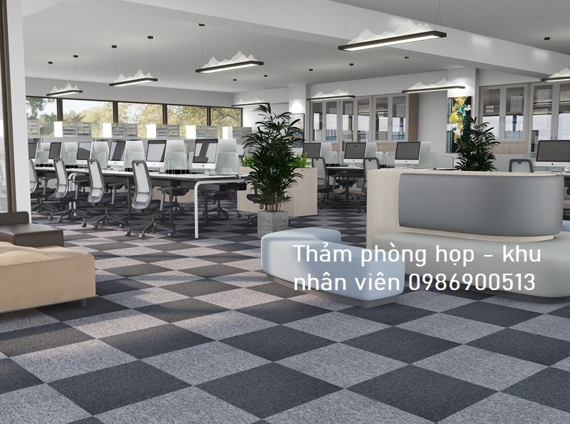 Thảm ph&ograve;ng họp khu nh&acirc;n vi&ecirc;n l&agrave;m việc