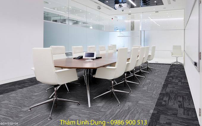 Thảm Tấm Trải S&agrave;n Titan 4 phối giữa m&agrave;u ghi v&agrave; m&agrave;u ghi đen