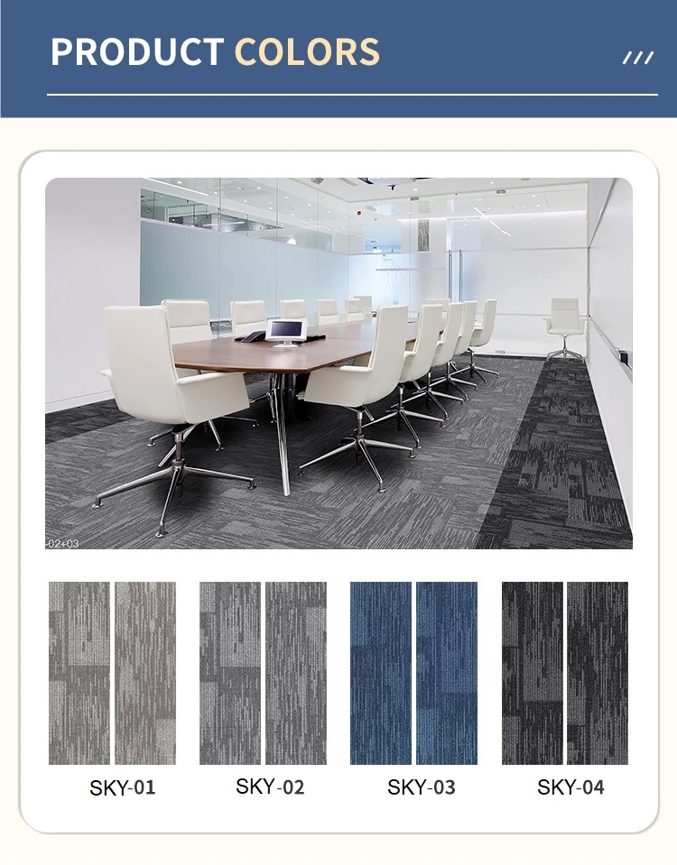 Mẫu màu thảm sky