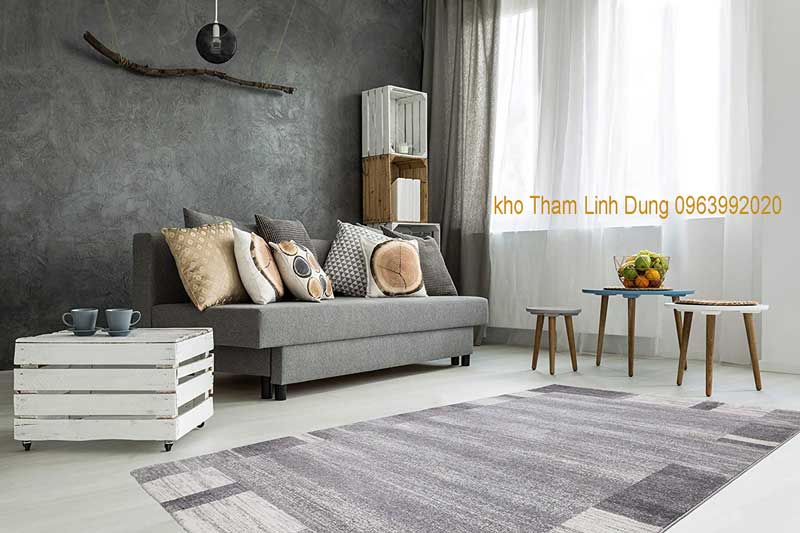 Thảm trang trí sofa mẫu Feeling Fee500 Silver