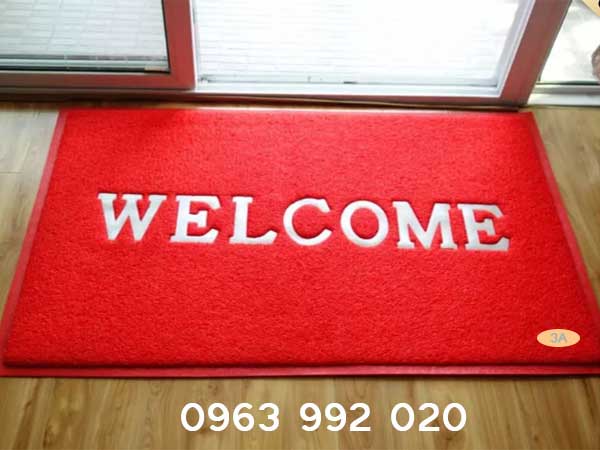 Thảm welcome màu đỏ
