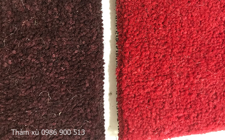 Thảm xù mặt cắt pt